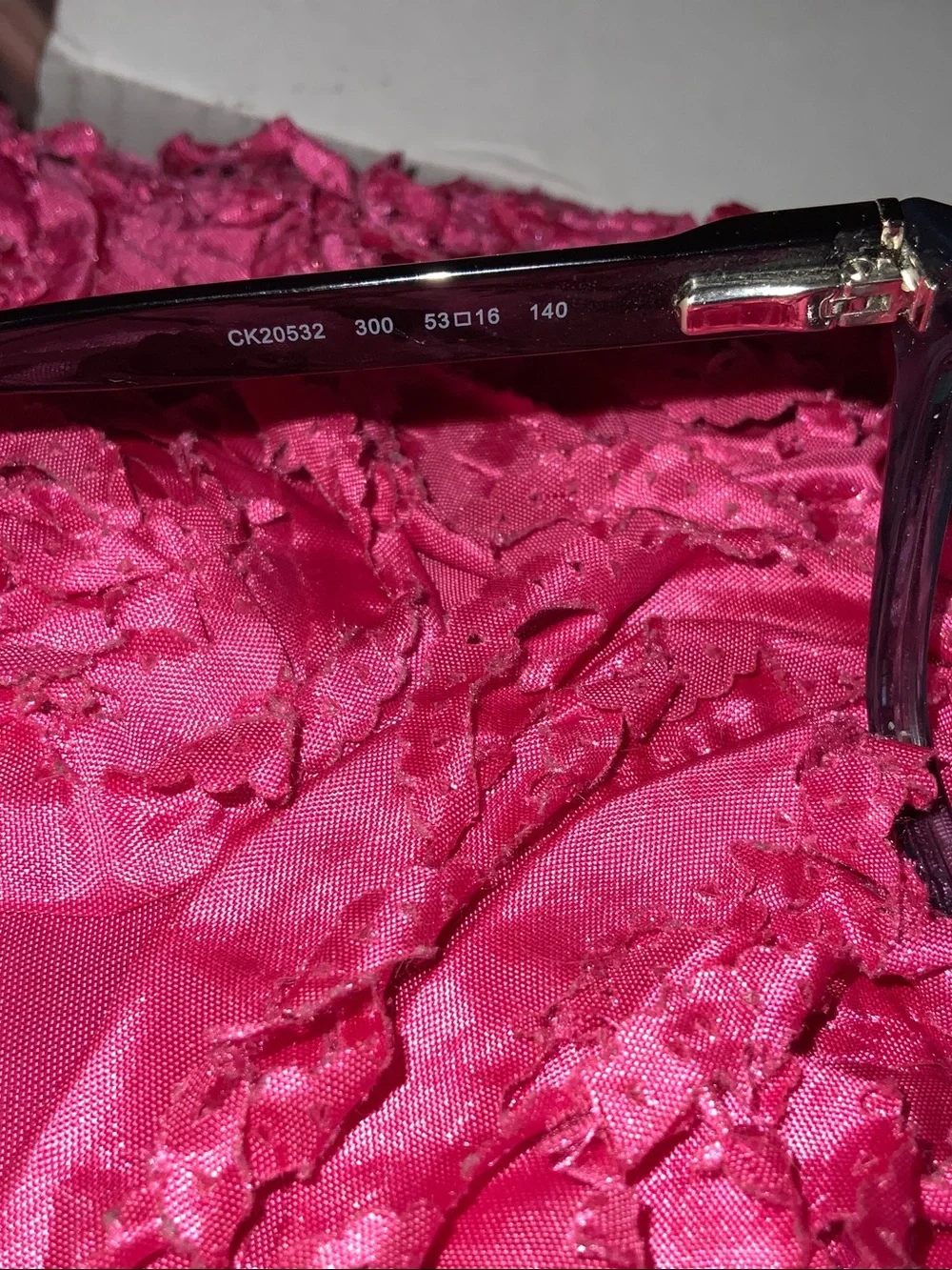 Calvin Klein Women's Teal Rectangle Optical Glasses Frames